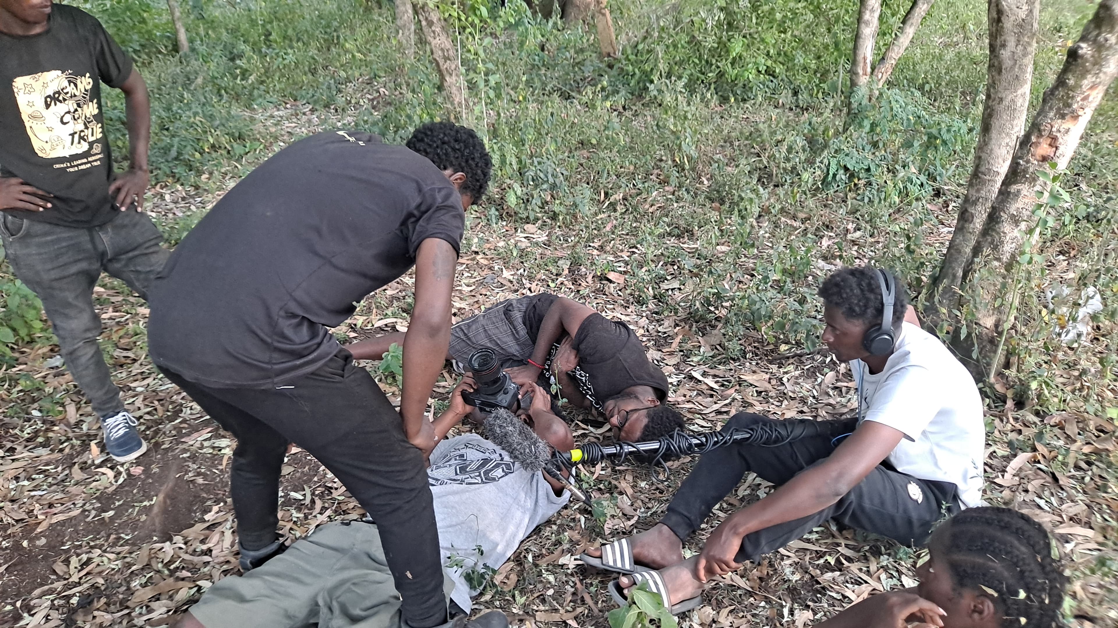 Film production scene