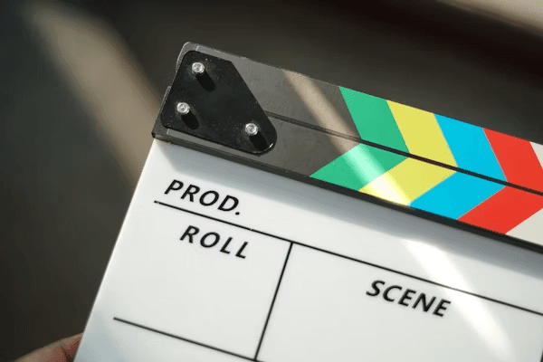 Students learning filmmaking